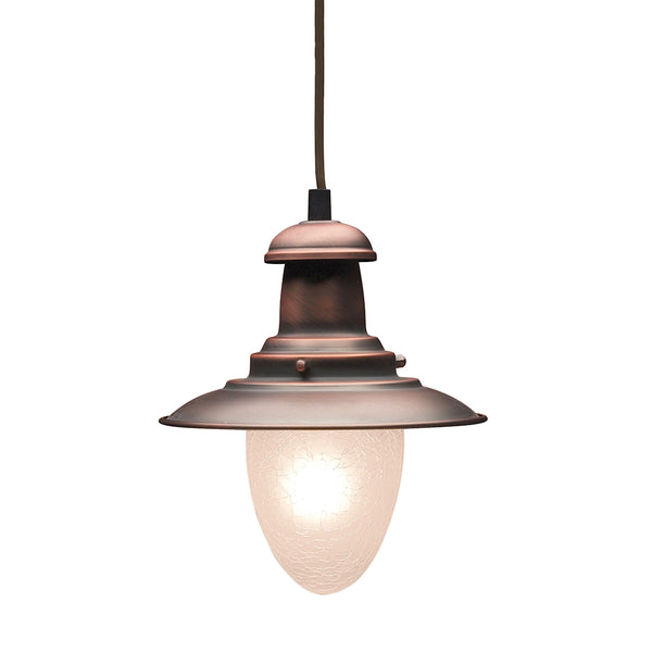 Railroad 1 Light Pendant In Antique Copper