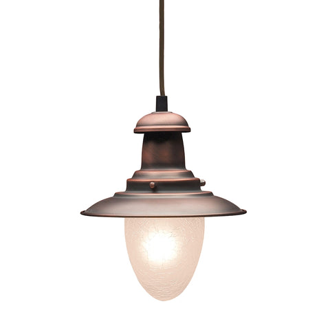 Railroad 1 Light Pendant In Antique Copper