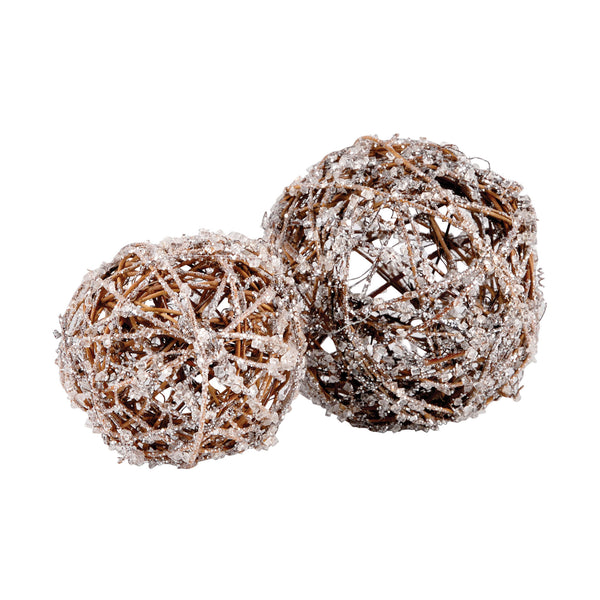 Crystals Spheres - Set of 2