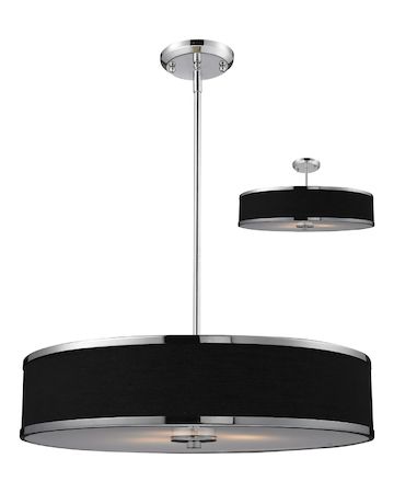Z-Lite Cameo 3 Light Convertible Pendant 168-24