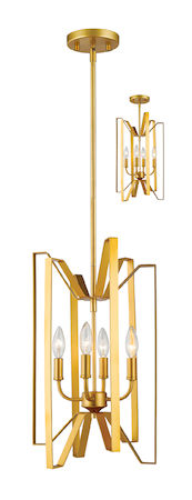 Z-Lite Marsala 4 Light Pendant 4000-4PMG