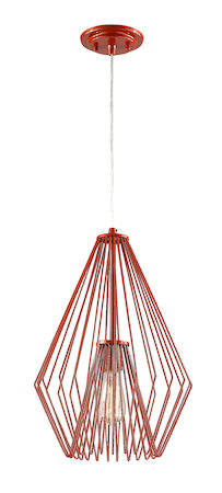 Z-Lite Quintus 1 Light Mini Pendant 442MP12-RD