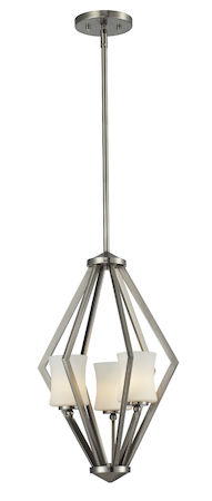 Z-Lite Elite 3 Light Foyer Pendant 609-3-BN