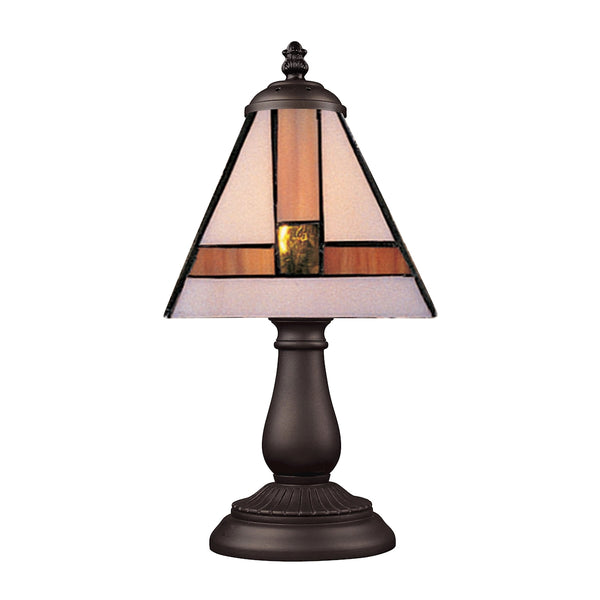 Mix-N-Match 1 Light Table Lamp In Tiffany Bronze