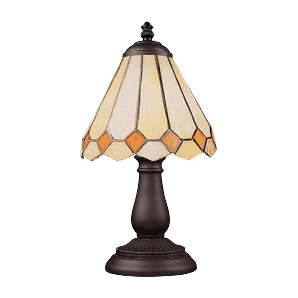 Mix-N-Match 1 Light Table Lamp In Tiffany Bronze