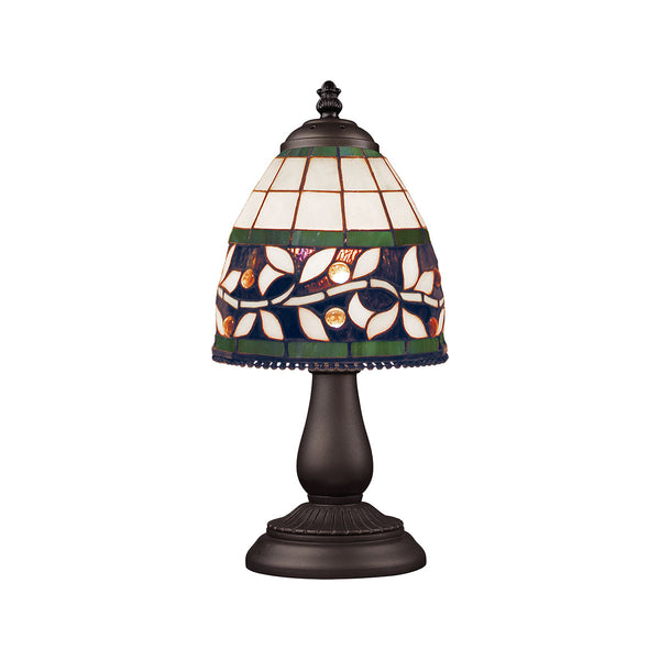 Mix-N-Match 1 Light Table Lamp In Tiffany Bronze