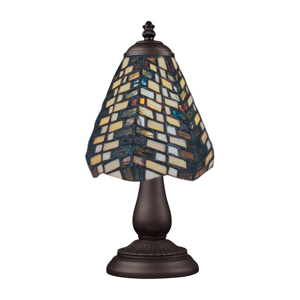 Mix-N-Match 1 Light Table Lamp In Tiffany Bronze