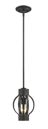 Z-Lite Moundou 1 Light Mini Pendant 436MP-BRZ