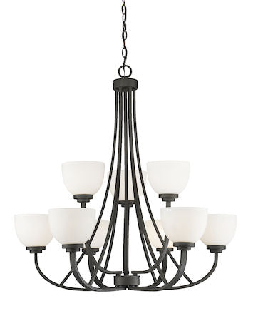 Z-Lite Ashton 9 Light Chandelier 443-9-BRZ