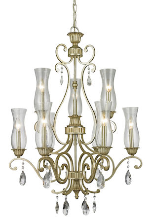 Z-Lite Melina 9 Light Chandelier 720-9-AS