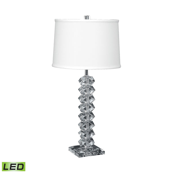 Diamond Cut Crystal LED Table Lamp