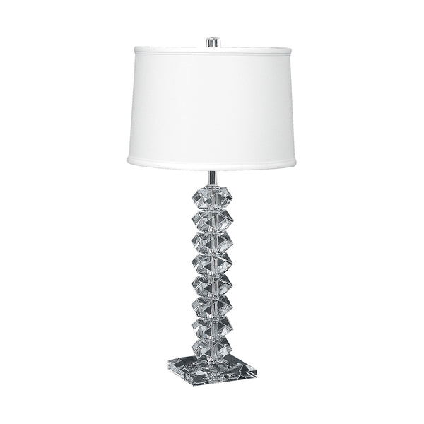 Diamond Cut Crystal Table Lamp