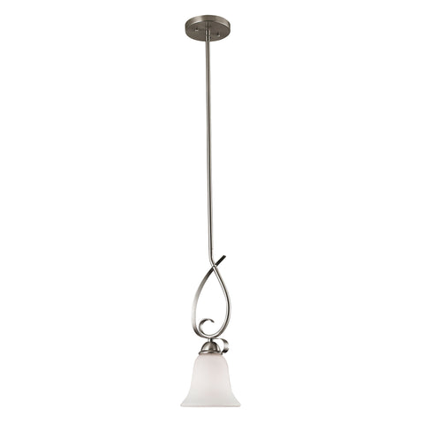 Brighton 1 Light Mini Pendant In Brushed Nickel