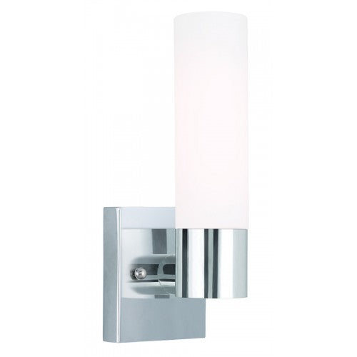 Livex Lighting Aero 1 Light Polished Chrome Wall Sconce