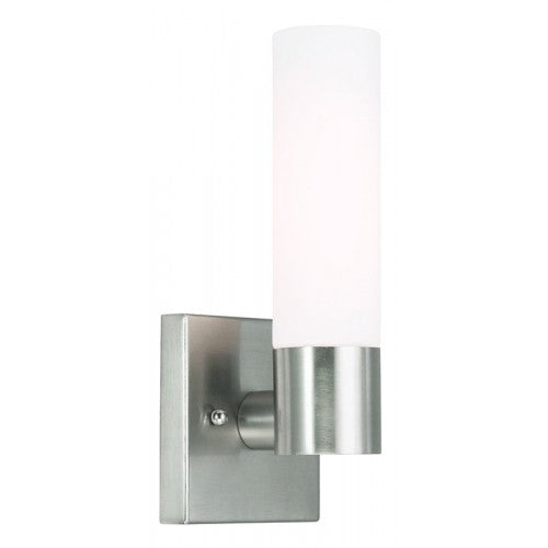 Livex Lighting Aero 1 Light Brushed Nickel Wall Sconce