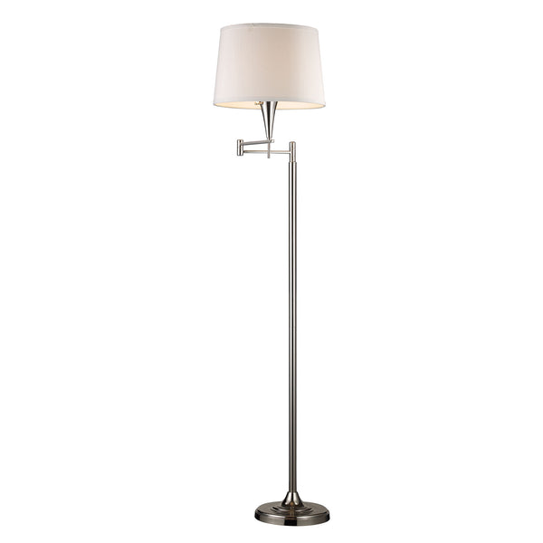 Cabaret Swingarm Floor Lamp in Polished Chrome