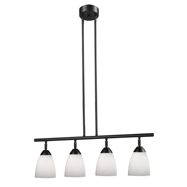 Celina 4 Light Island In Dark Rust And Simple White