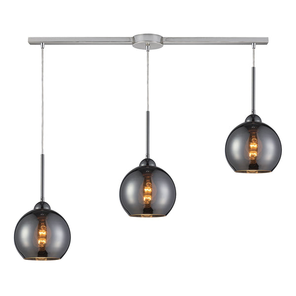 Cassandra 3 Light Pendant In Polished Chrome