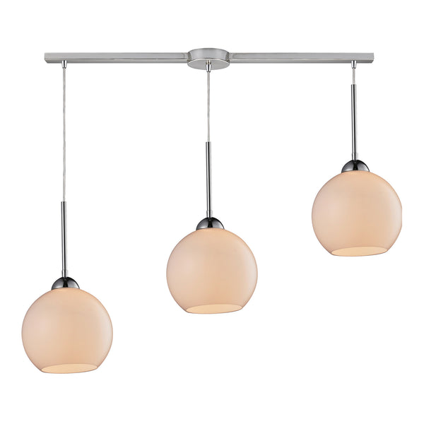 Cassandra 3 LED Light Pendant In Polished Chrome