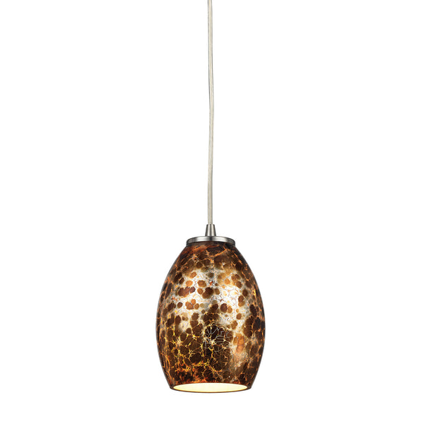 Venture 1 Light Pendant In Satin Nickel
