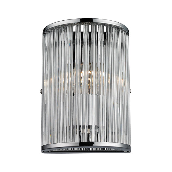 Braxton 1 Light Wall Sconce In Polished Nickel