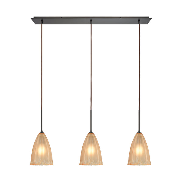 Calipsa 3 Light Pendant In Oil Rubbed Bronze