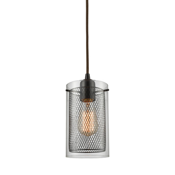 Brant 1 Light Pendant In Oil Rubbed Bronze