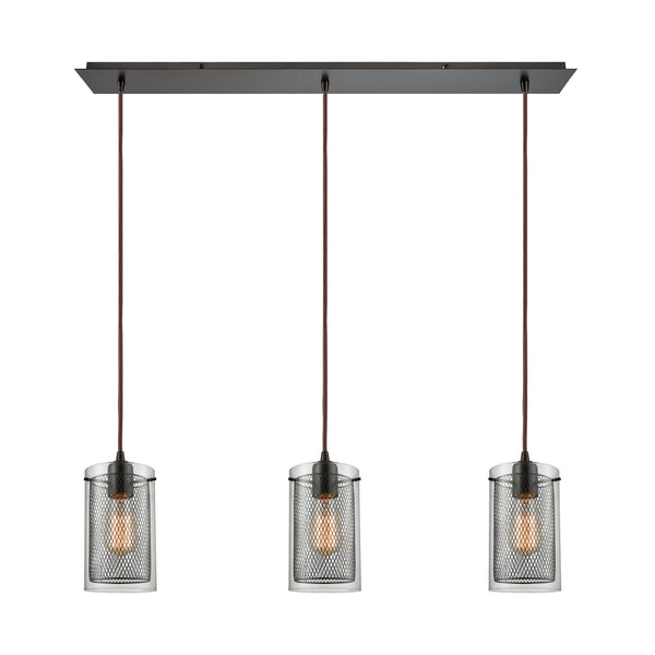 Brant 3 Light Pendant In Oil Rubbed Bronze