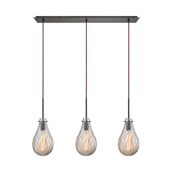 Cirrus 3 Light Pendant In Oil Rubbed Bronze