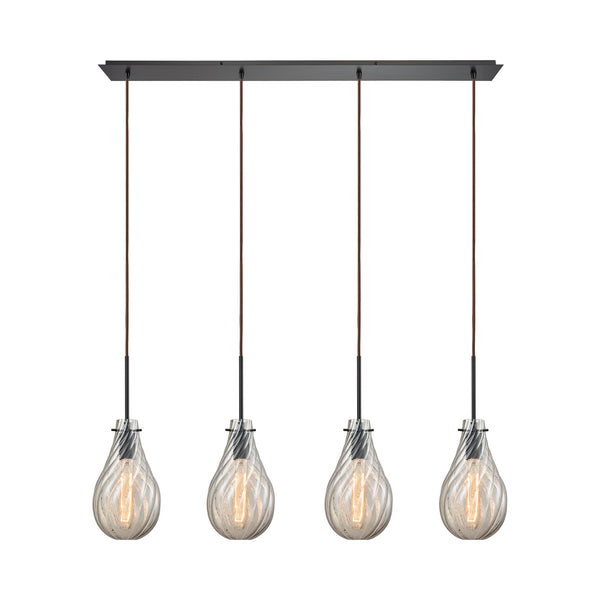 Cirrus 4 Light Pendant In Oil Rubbed Bronze
