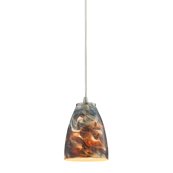 Abstractions 1 Light Pendant In Satin Nickel