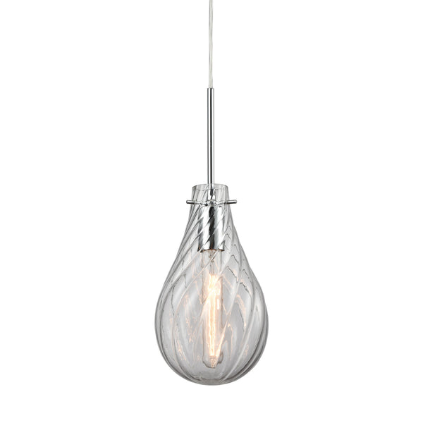 Cirrus 1 Light Pendant In Polished Chrome