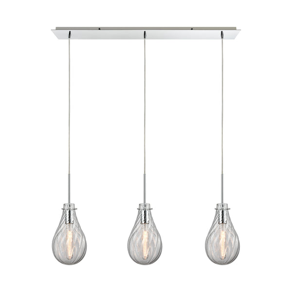 Cirrus 3 Light Pendant In Polished Chrome