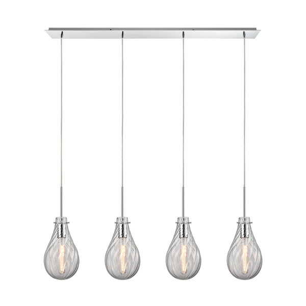 Cirrus 4 Light Pendant In Polished Chrome