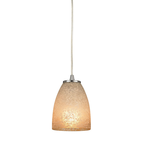 Sandstorm 1 Light Pendant In Satin Nickel