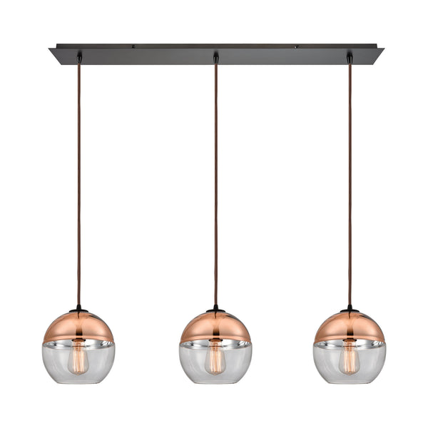 Revelo 3 Light Pendant In Oil Rubbed Bronze