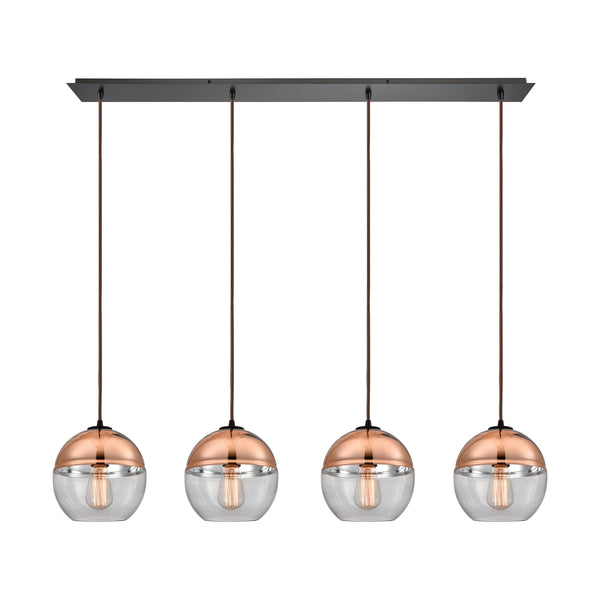 Revelo 4 Light Pendant In Oil Rubbed Bronze