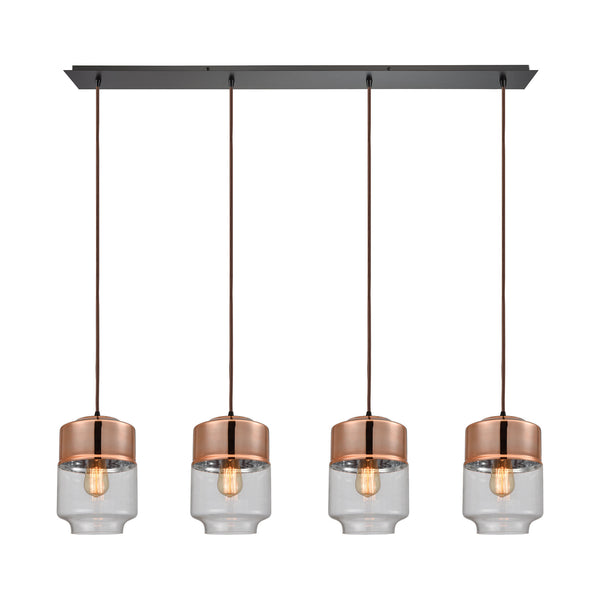 Revelo 4 Light Pendant In Oil Rubbed Bronze
