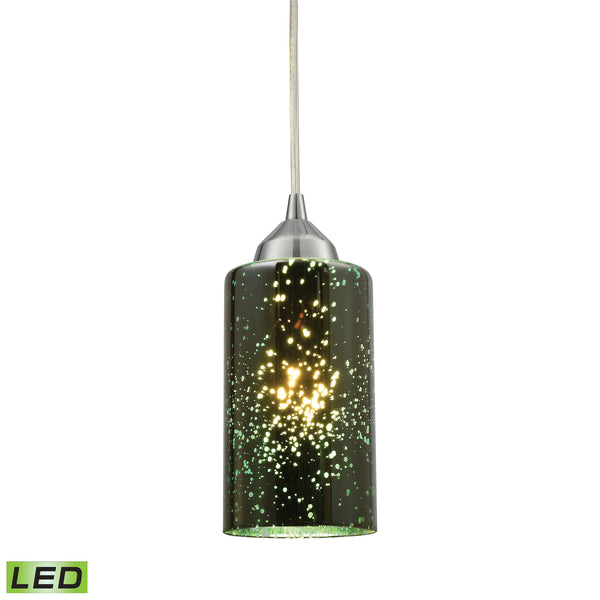 Illusions 1 Light LED Pendant In Polished Chrome