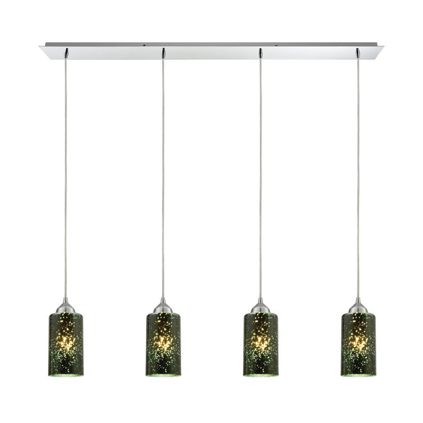 Illusions 4 LED Light Pendant In Polished Chrome