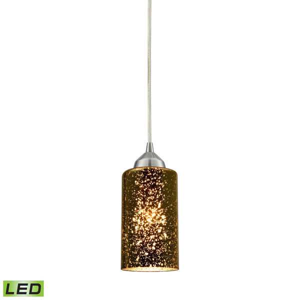 Illusions 1 Light LED Pendant In Polished Chrome