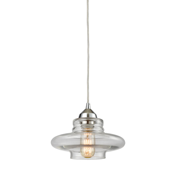 Orbital 1 Light Pendant In Polished Chrome
