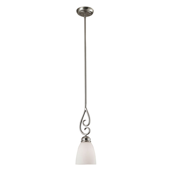 Chatham 1 Light Pendant In Brushed Nickel