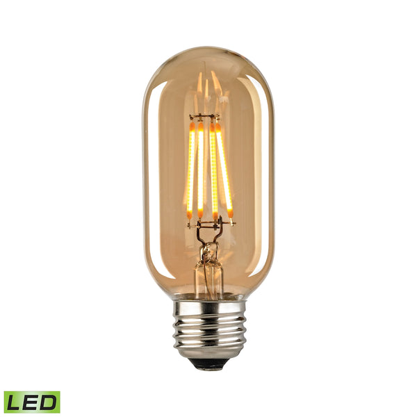 Filament Medium LED Bulb With Light Gold Tint