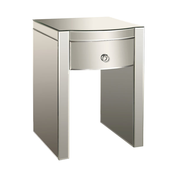 Bow Front Mirror Chest
