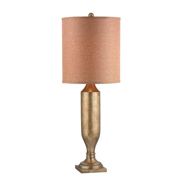 Trophy 1 Light Table Lamp In Antique Gold Leaf