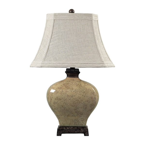 Normandie Ceramic Table Lamp in Bronze