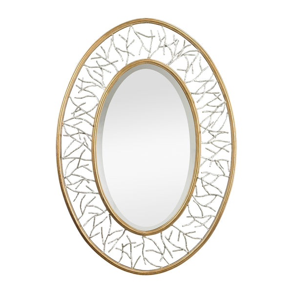 Canonford Metal Frame Branch Framed Mirror