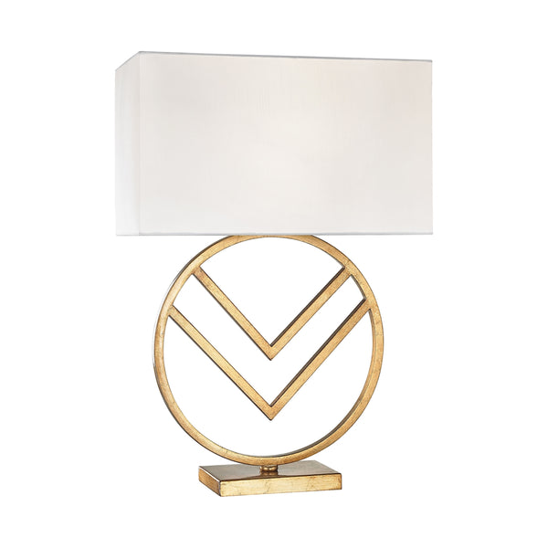Munich 1 Light Table Lamp In Gold Leaf
