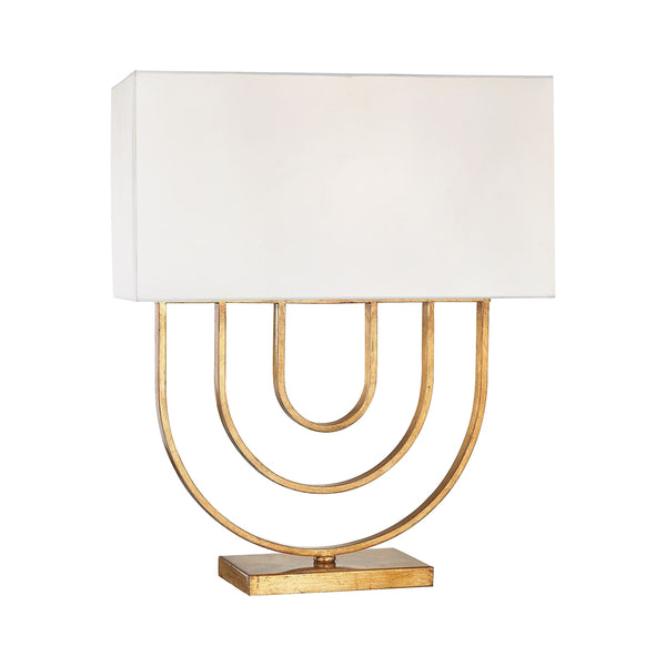 Munich 1 Light Table Lamp In Gold Leaf